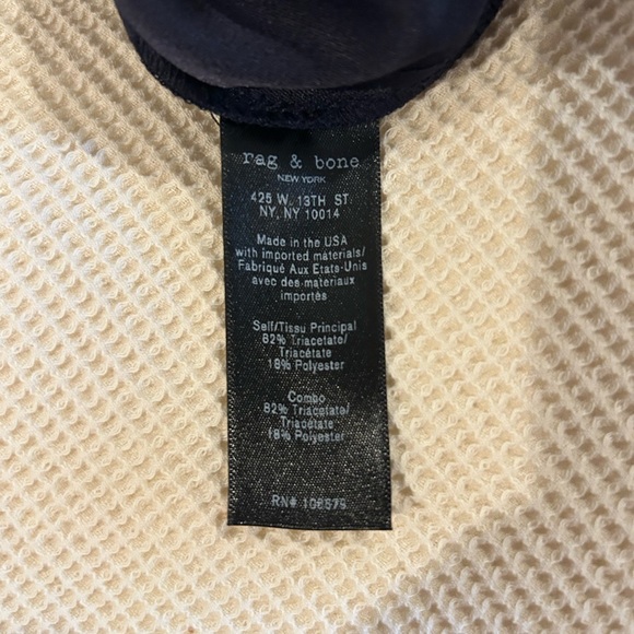 Rag and Bone navy crepe culotte - Picture 8 of 9